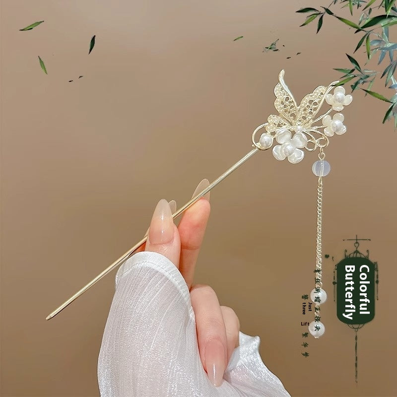 Dress Accessories Hairpin Headwear Antique Style Plate Hairpin