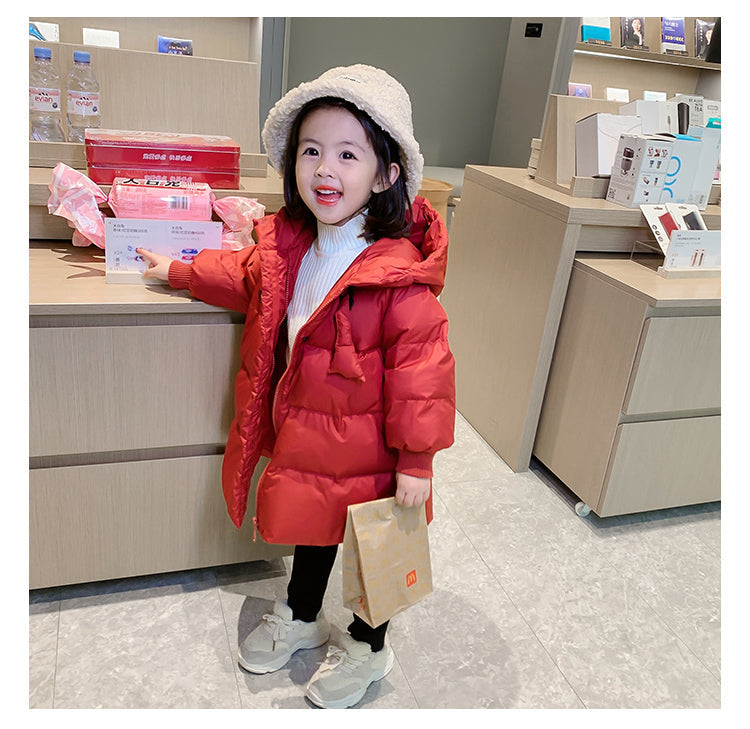 Thick Winter Down Jacket for Girls - New Year Style