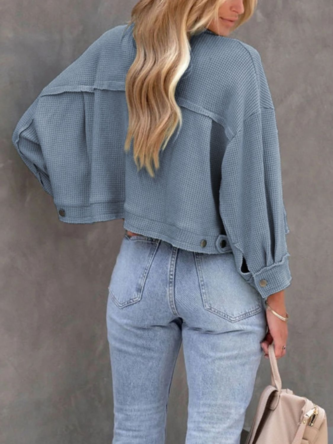 Women's Button-Up Long Sleeve Jacket