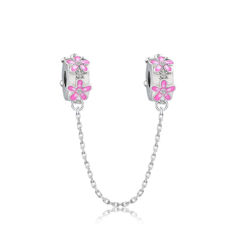 DIY Mouse Head Diamond Alloy Beads Bracelet