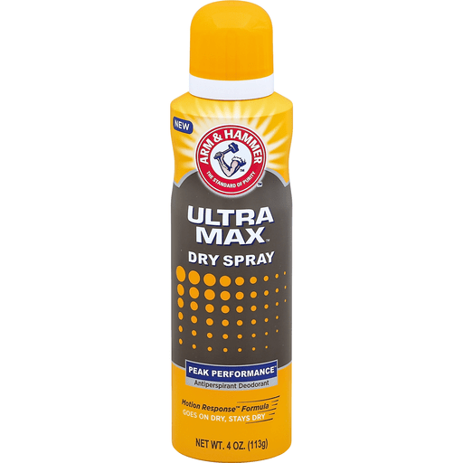 Arm & Hammer Ultra Max Dry Spray Antiperspirant Deodorant Peak Performance