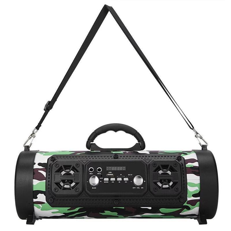 New Wireless Karaoke Smart Bluetooth Speaker, Car Audio Subwoofer, Gift for Computers/People, Street Fashion Gift