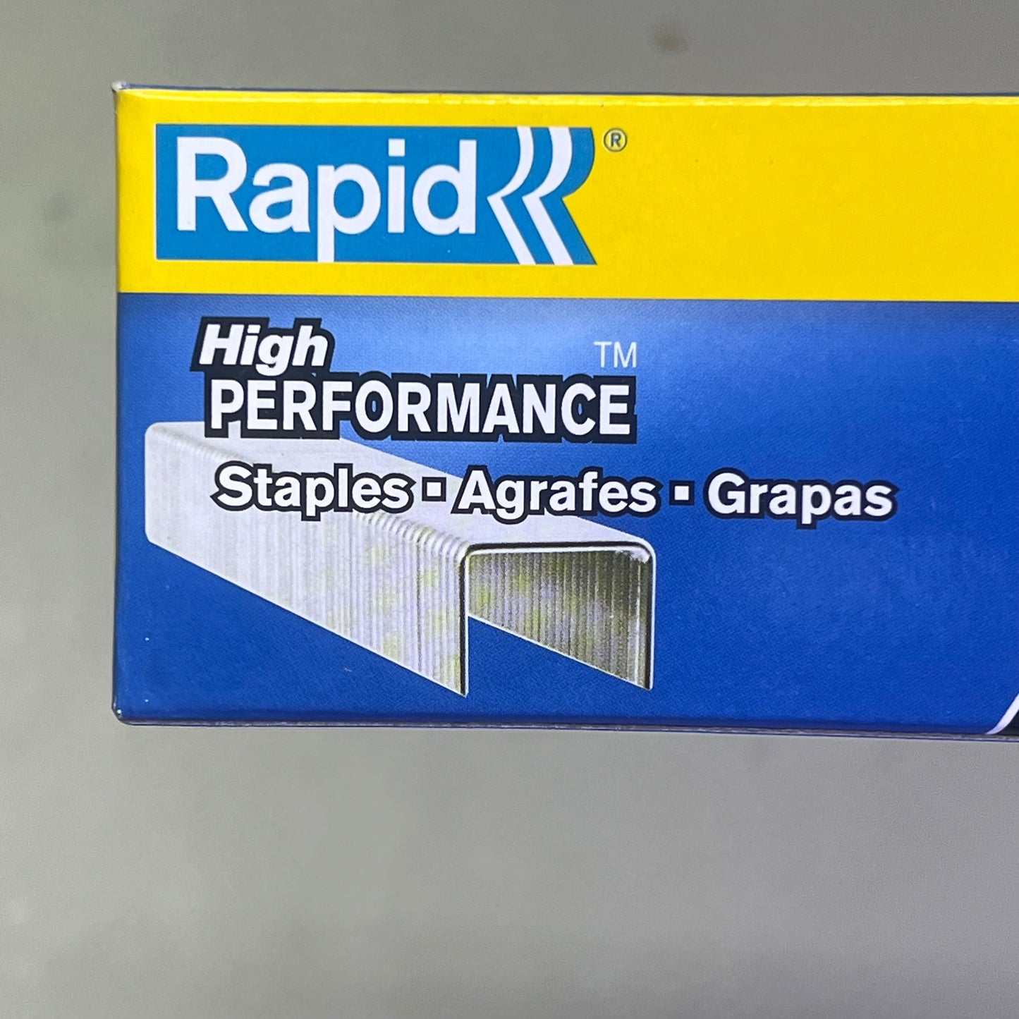 ZA@ RAPID (5 PACK, 5000 EACH) High Performance Staples 1/4" 6mm Silver 23391100