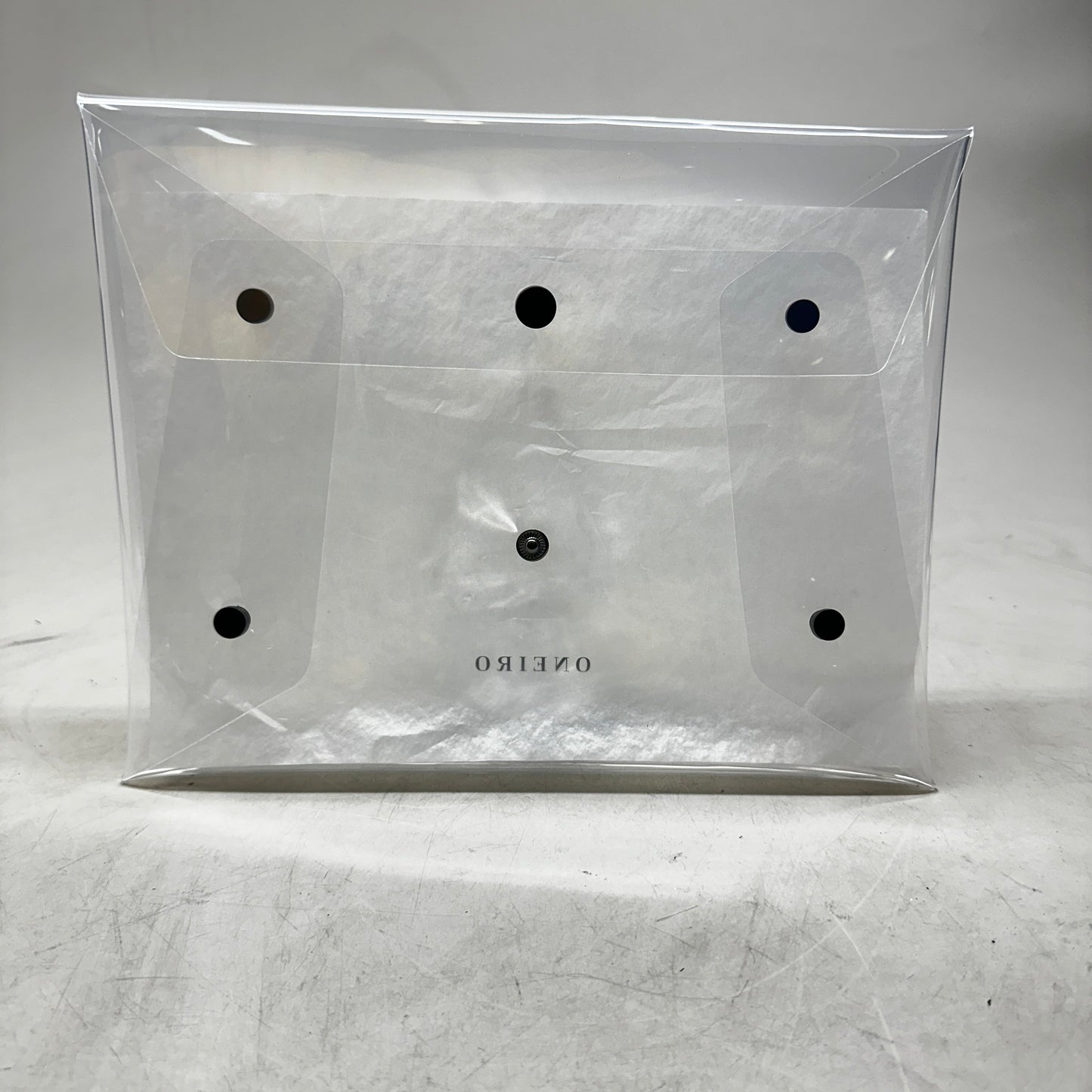 ONEIRO Clear Multipurpose Clutch Waterproof Travel Pouch 8" x 10" (New)