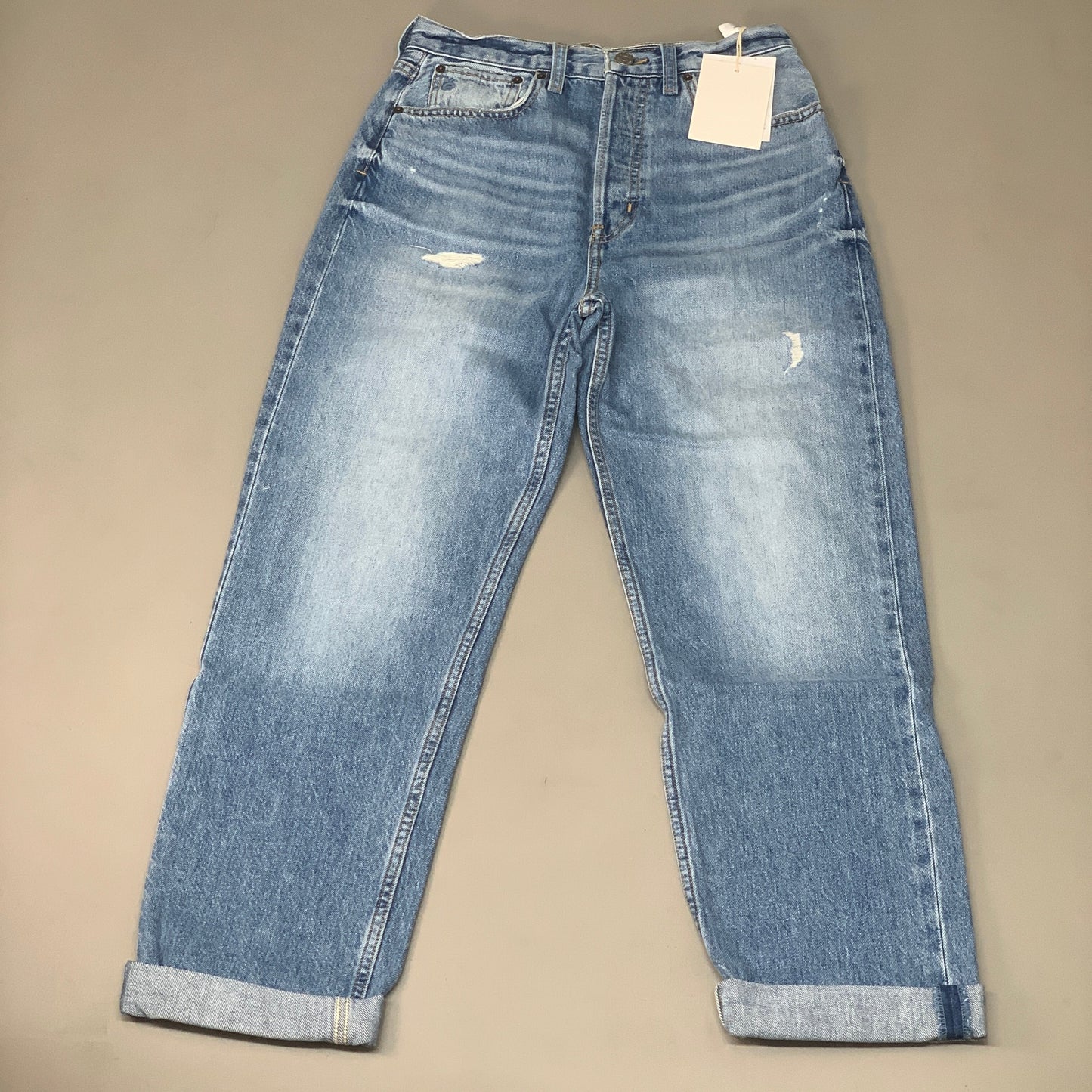 ETICA Bryce Pinch Waist Boyfriend Pant Canyon Reef Certified Organic Size 28 EW178281