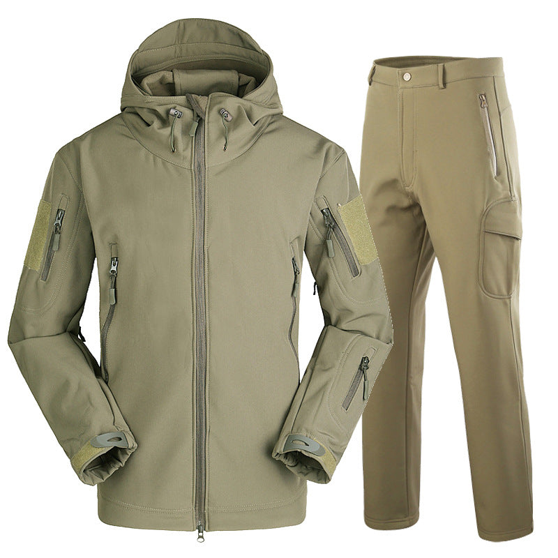 Men's Waterproof Camouflage Fishing Jacket and Pants Set