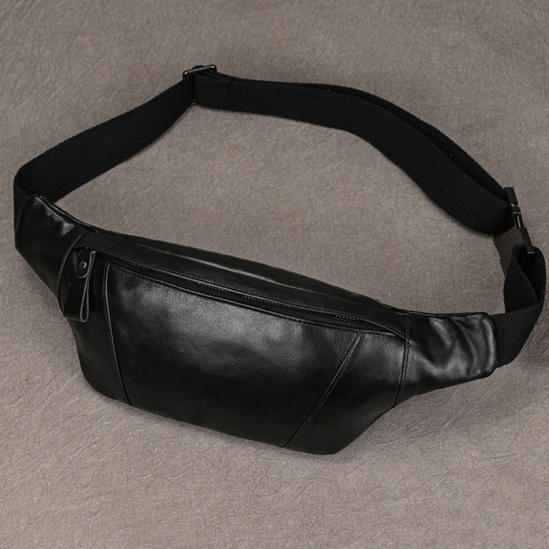 Leather Phone Messenger Bag Men's Fashion
