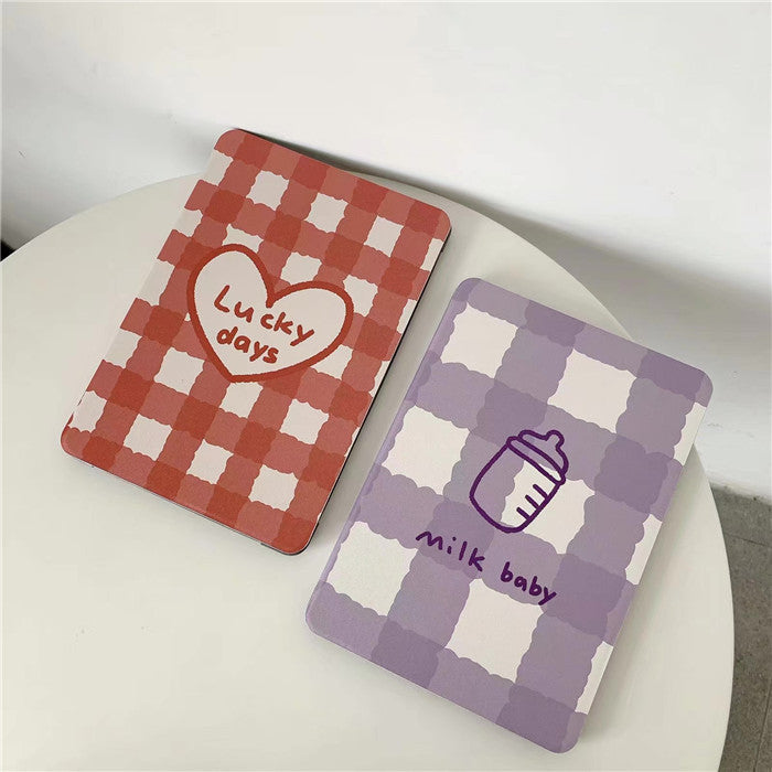 Apple-Compatible Tablet Soft Leather Protective Case