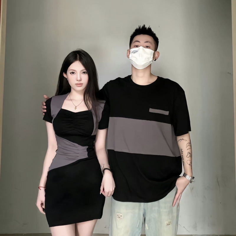 French Couple Wear Summer Wear Suit
