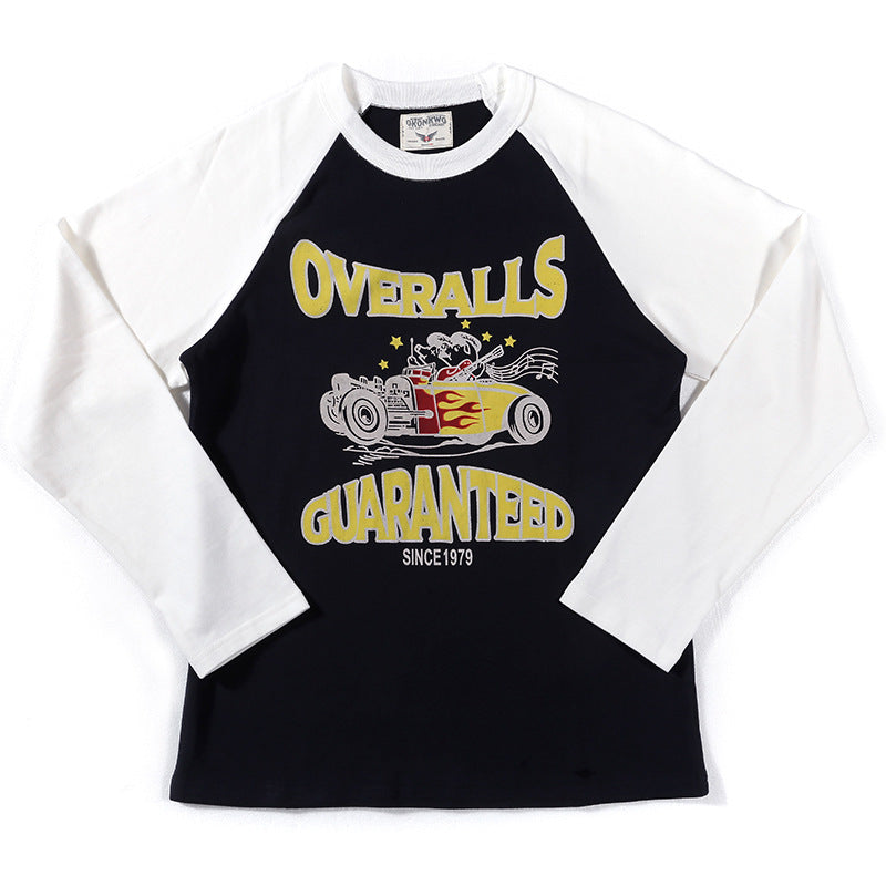 1979 Striped Color Block Motorcycle T-Shirt