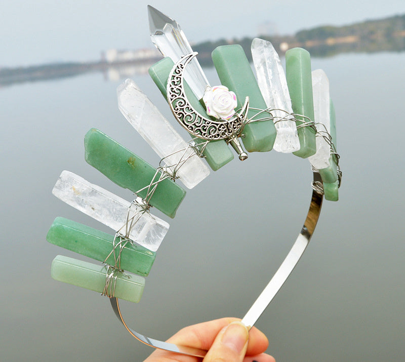 Handmade Crystal Crown Hair Accessories