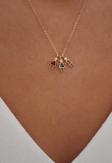 Twelve Zodiac Stone Pendants For Boys, Girls And Ladies, Gilded And Inlaid Zircon Pendants