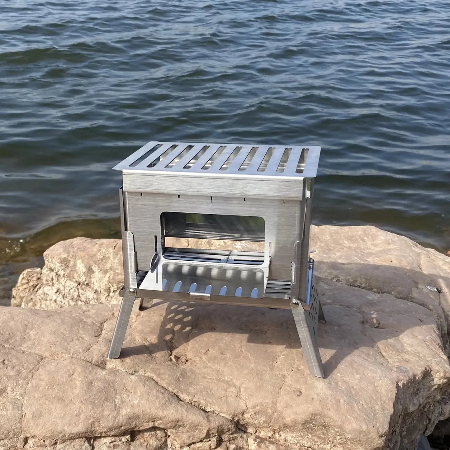 Style Loft Collection OutdoorStyle Fold and Go BBQ Camping Pit