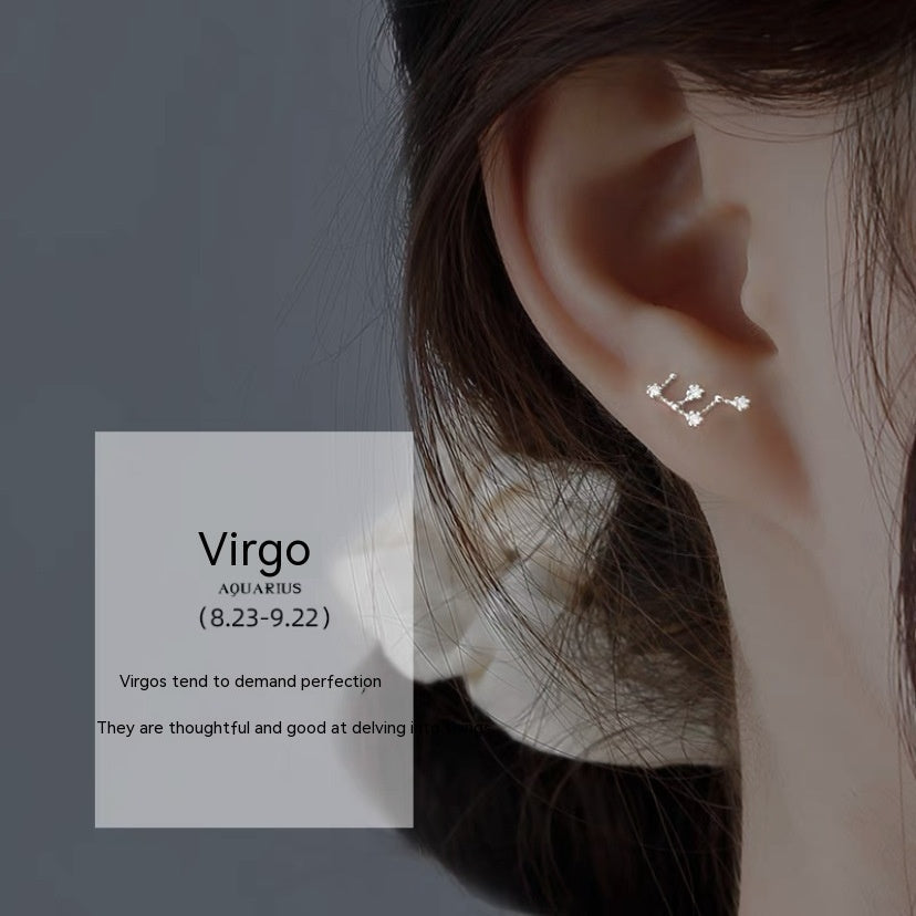 S925 Constellation Stud Earrings