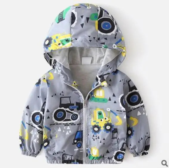 Style Loft Collection Everyday Is Funday Hooded Windbreaker Jacket