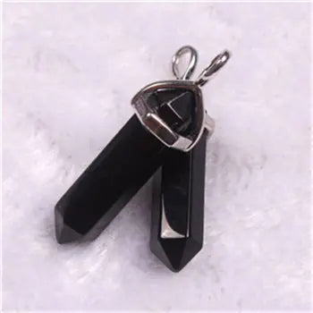 Style Loft Collection Natural Stone Crystal Agate Pendant