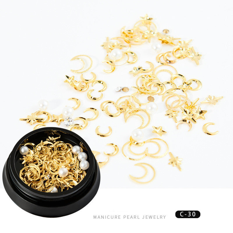 Popular Copper Round Rivets Nail Drill Ornaments