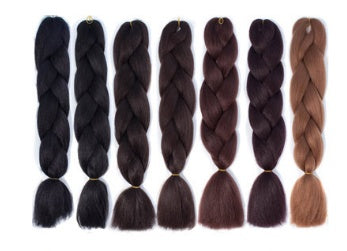 African Black High Temperature Braid Wig