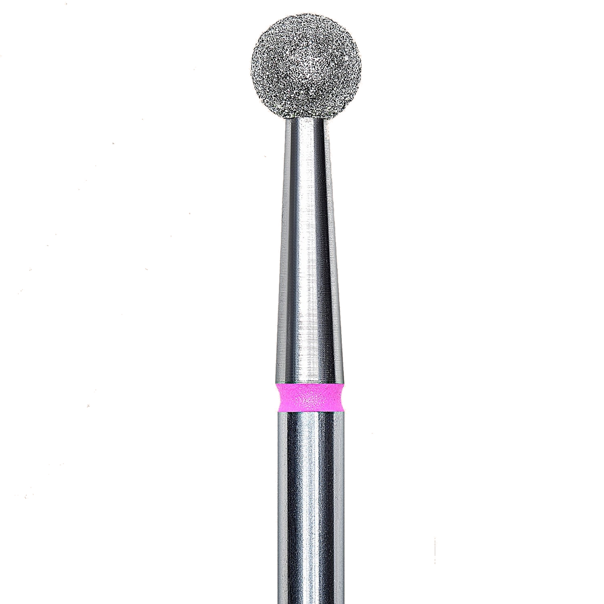 DIAMOND NAIL DRILL BIT, "BALL", RED, HEAD DIAMETER 4MM (FA01R040) - STALEKS™