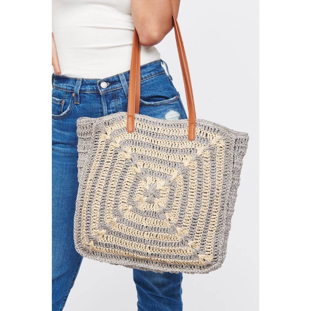 Palmyra Tote: Grey Multi