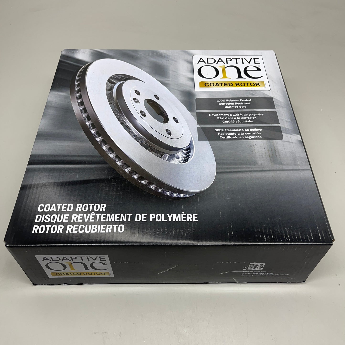 ADAPTIVE ONE Vented Cast Iron Poly Coated Rotor Chevrolet/Cadillac/GMC 880165CR