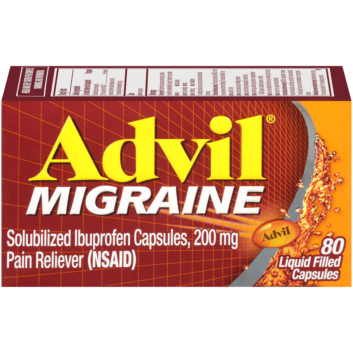 Advil Migraine Liquid Caps