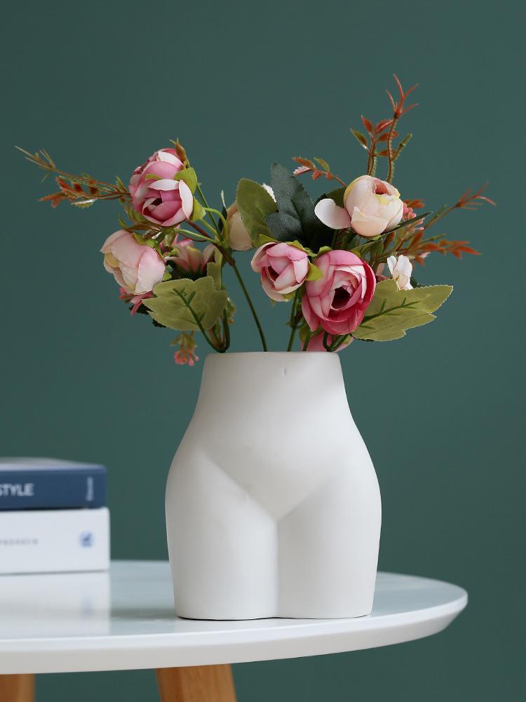 Half Body Abstract Art Vase Ornaments