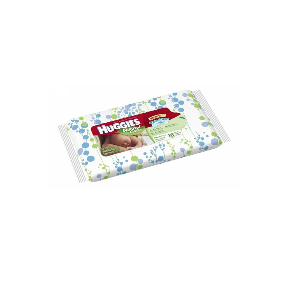 Huggies® Natural Care® Fragrance-Free Baby Wipes, 16-Pack