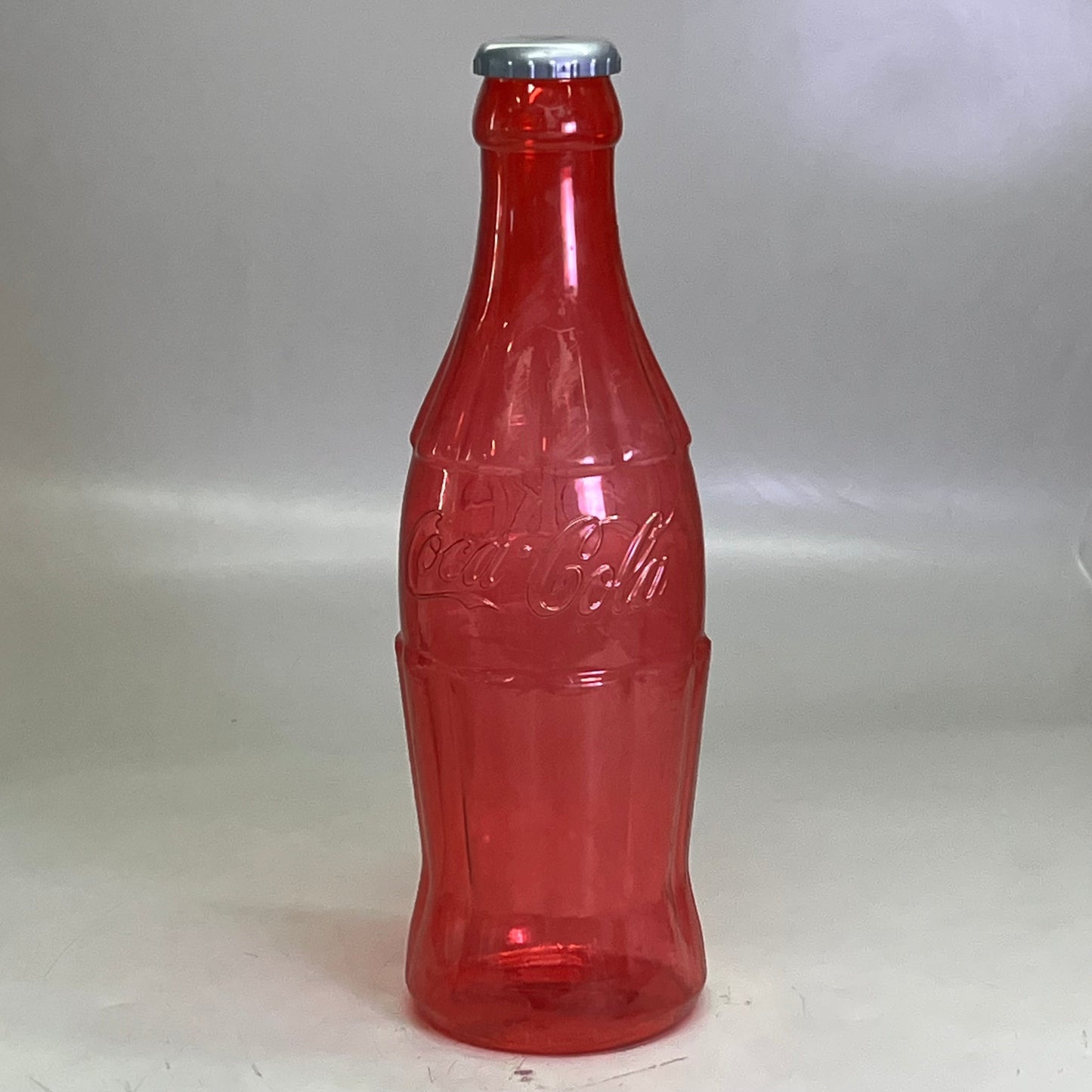 ZA@ COCA-COLA (2 PACK) Plastic Coke Bottle Bank 22"H Green & Red (AS-IS) D