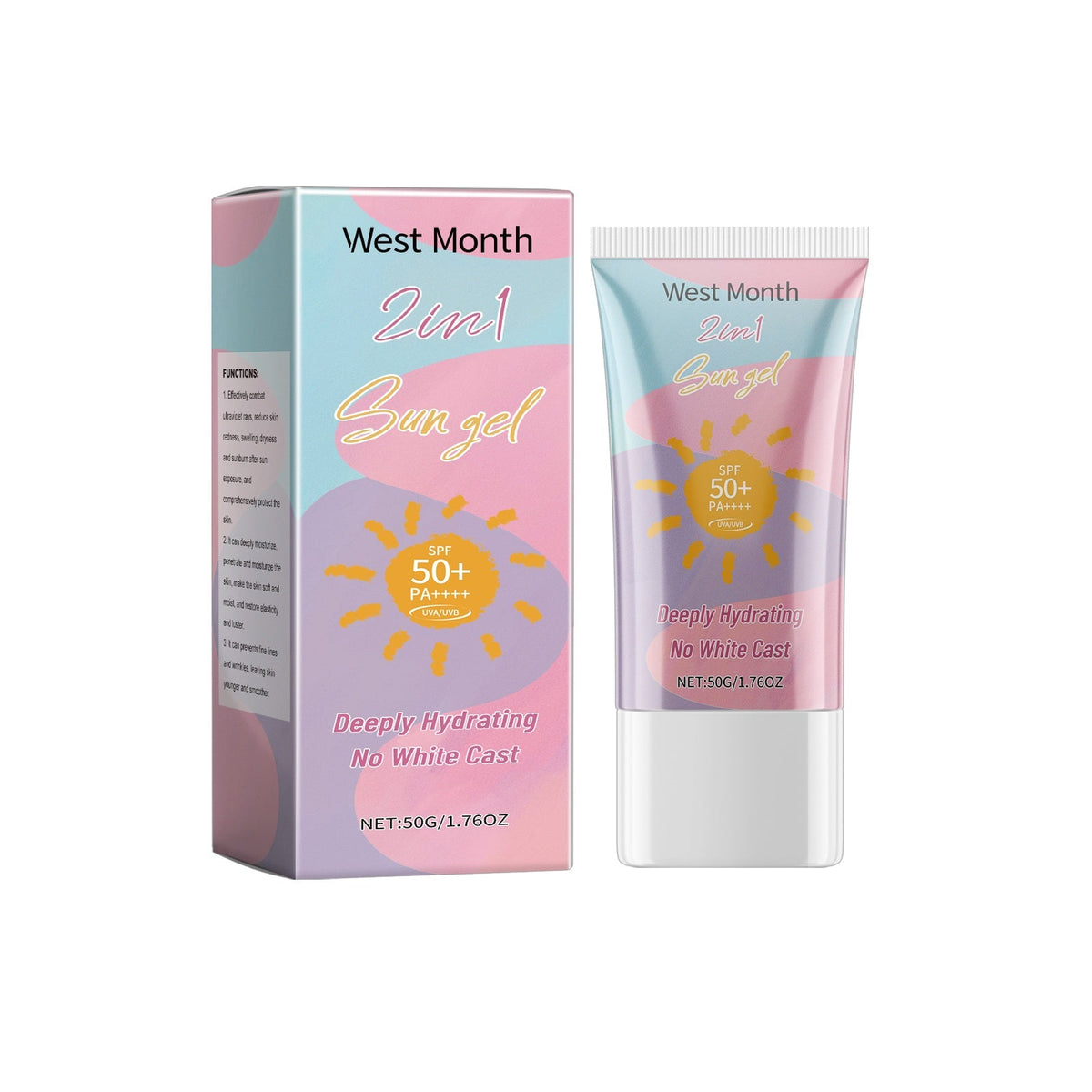 2-in-1 Sunscreen Lotion For Moisturizing And Refreshing