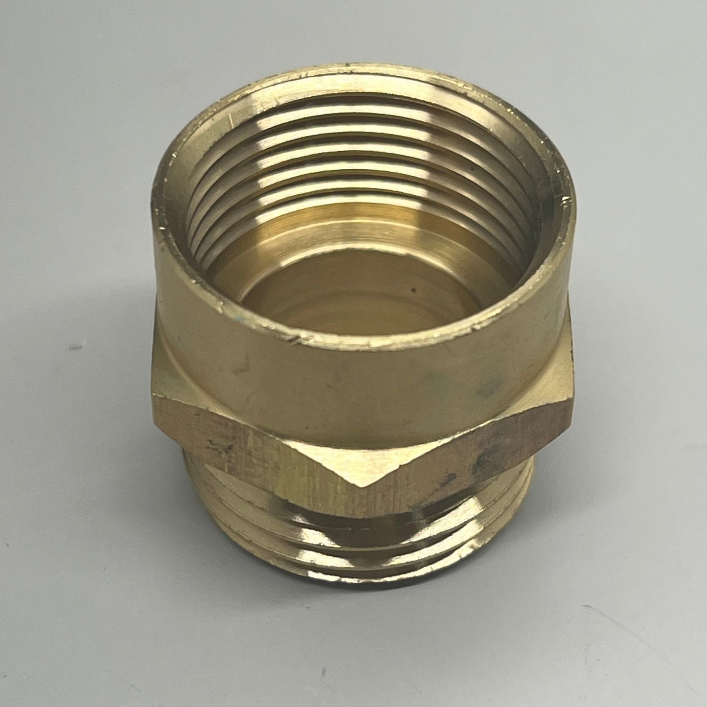 PASCO (5 PACK) Brass Adapter 3/4" MHT x 3/4" FPT Male Hose - Female Pipe 2146