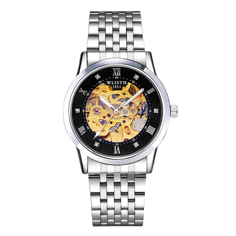 Stainless Steel Waterproof Business Automatic Mechanical Watch