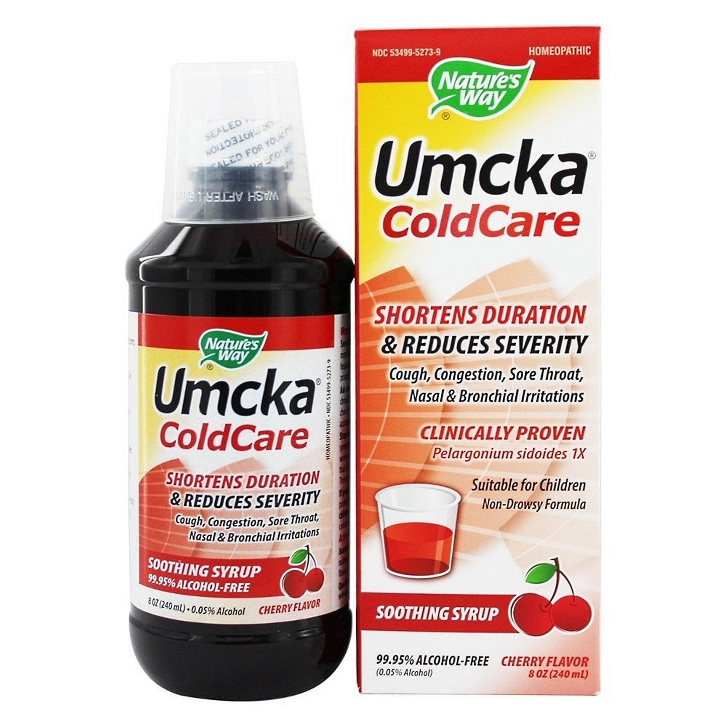 Nature's Way Umcka ColdCare Syrup Cherry - 8 Fl Oz