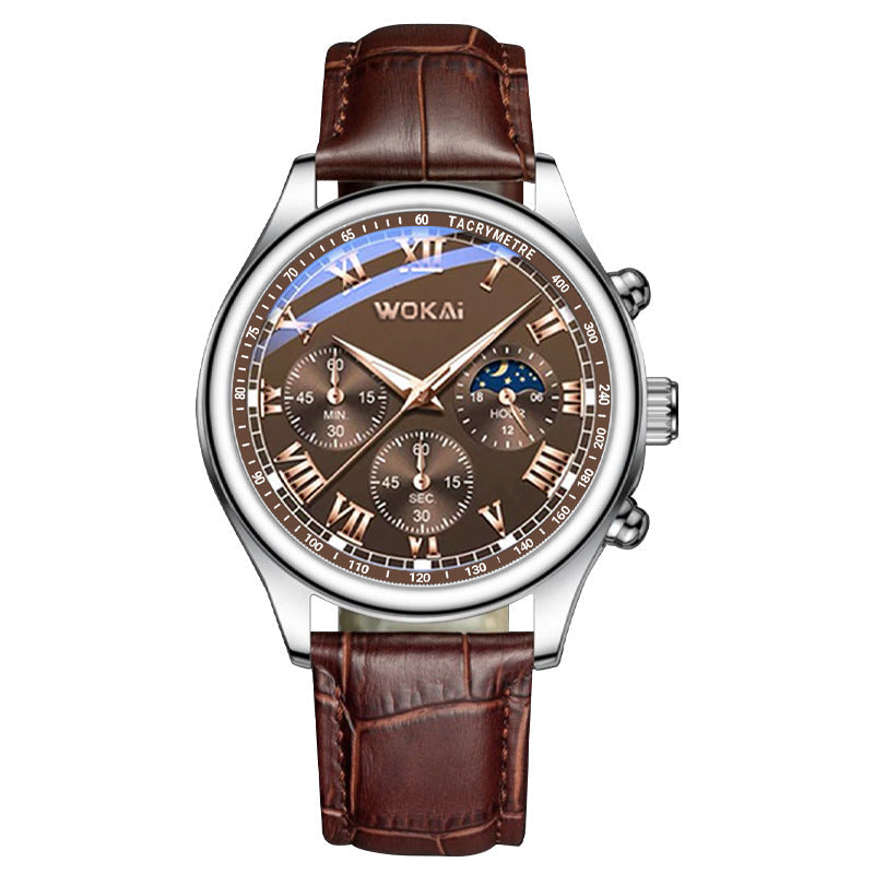 Business Watch Quartz Sports Watch Leisure Belt Men's Watch Men's Watch Men's Watch