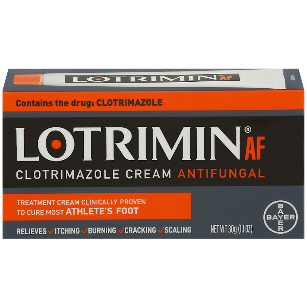 Lotrimin AF Athlete's Foot Antifungal Cream, 1% Clotrimazole Treatment - 1.1 oz