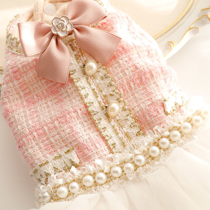 Lace Dress Clothes For Small Dogs