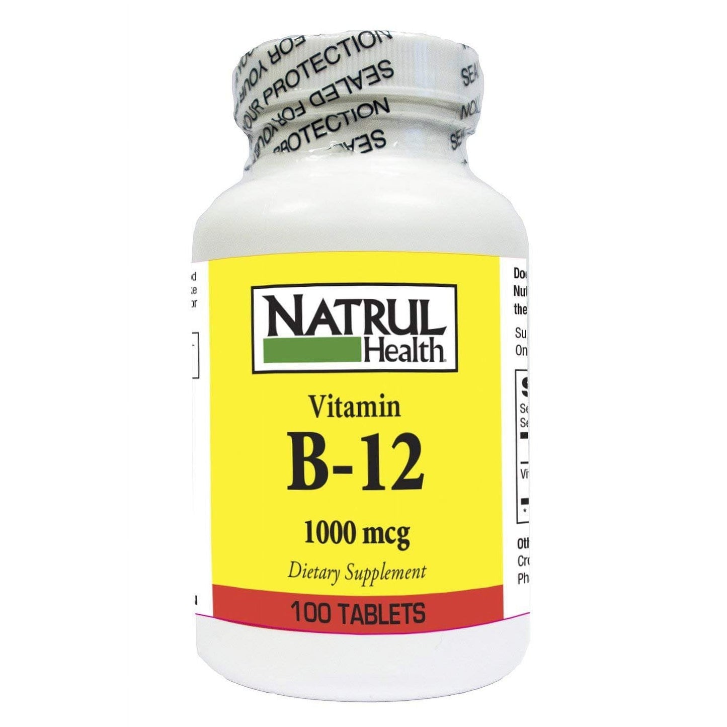 Natrul Health Vitamin B 12 1000 Mcg Tablets