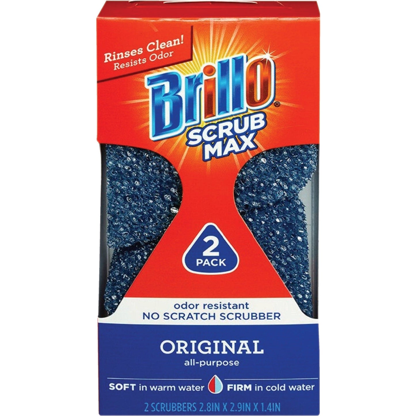 Brillo Scrub Max 2 Pack Original All-Purpose Scrubbers
