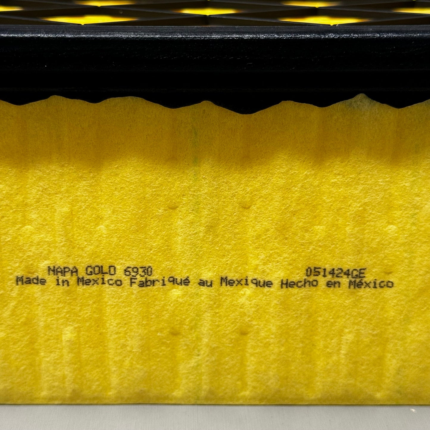 NAPA Gold Panel Air Filter High-Tear Strength Polyurethane Seal for Dodge 6930