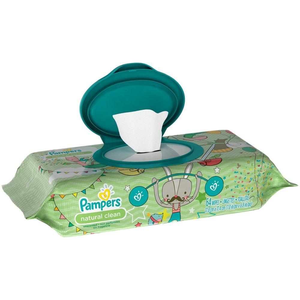 Pampers Baby Wipes Natural Clean