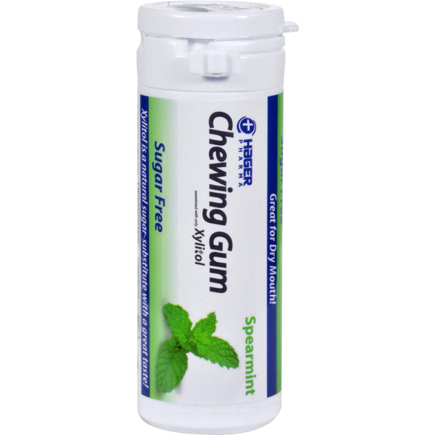 Hager Pharma Xylitol Chewing Gum Spearmint 30 Ct