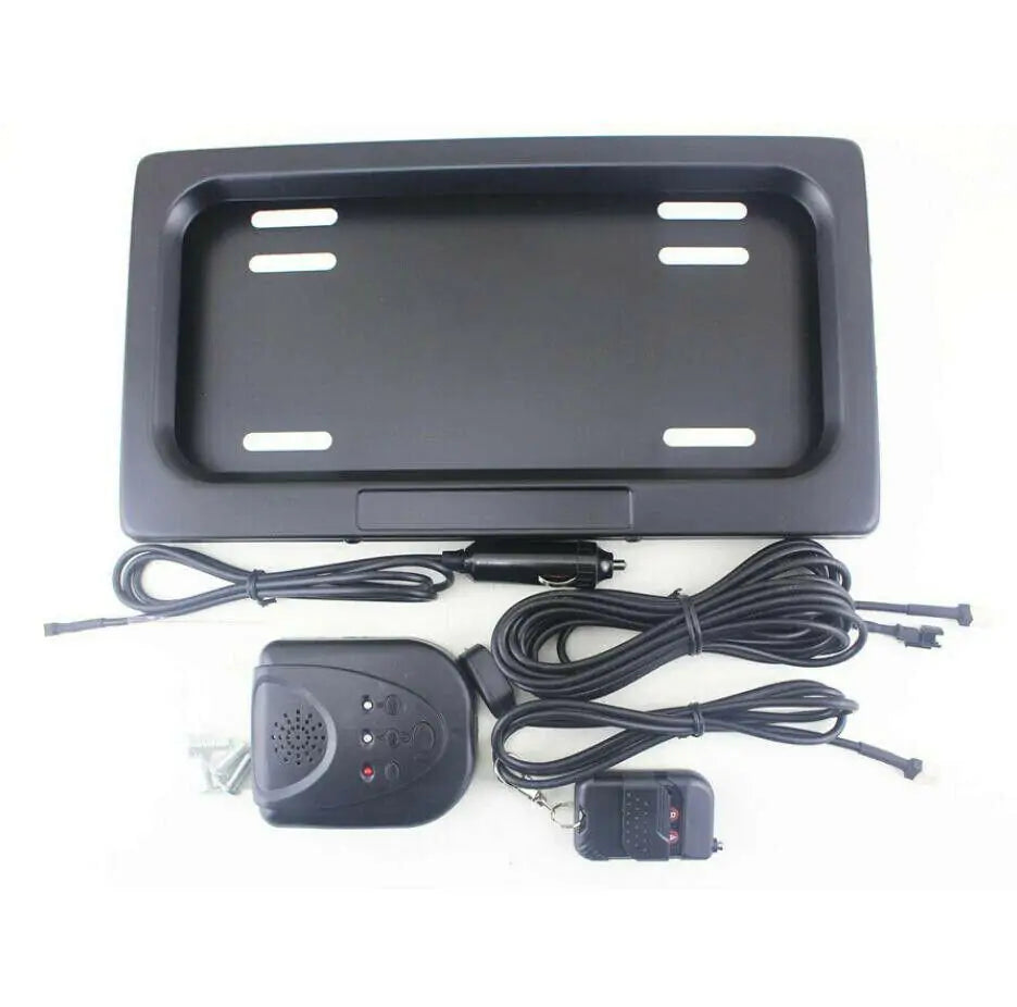 Electric License Plate Holder
