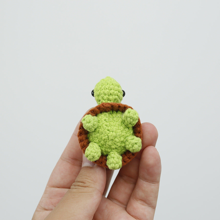 Creative Knitted Turtle Pendant Keychain
