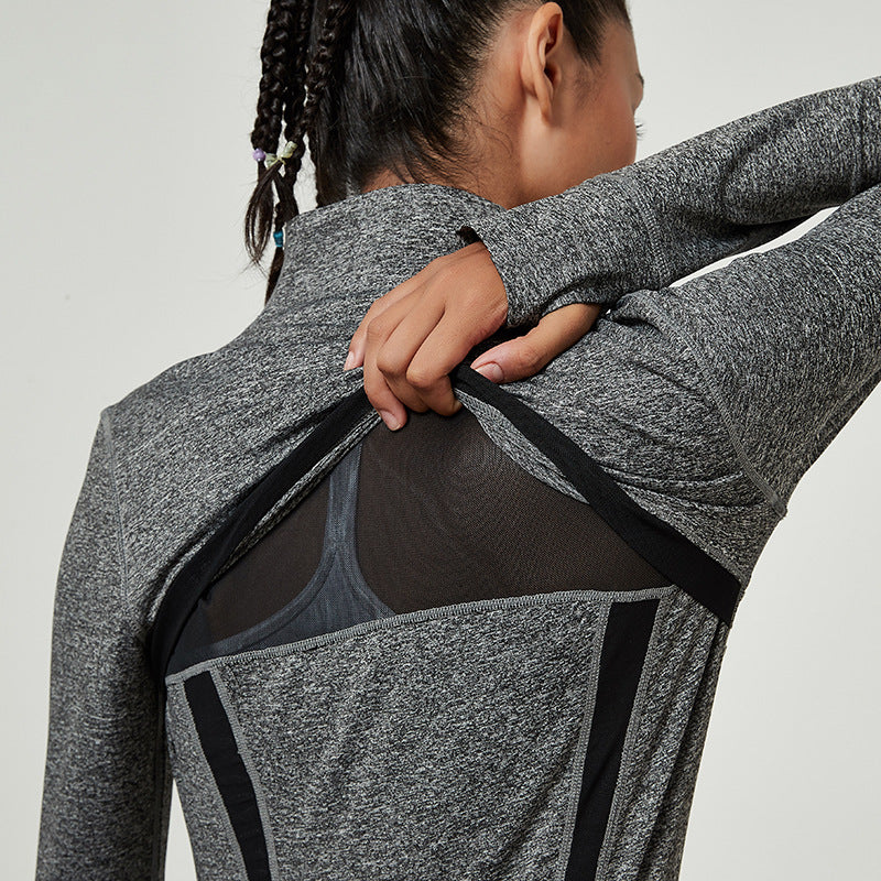 New Yoga Fitness Long Sleeve Stretch Top & Jacket