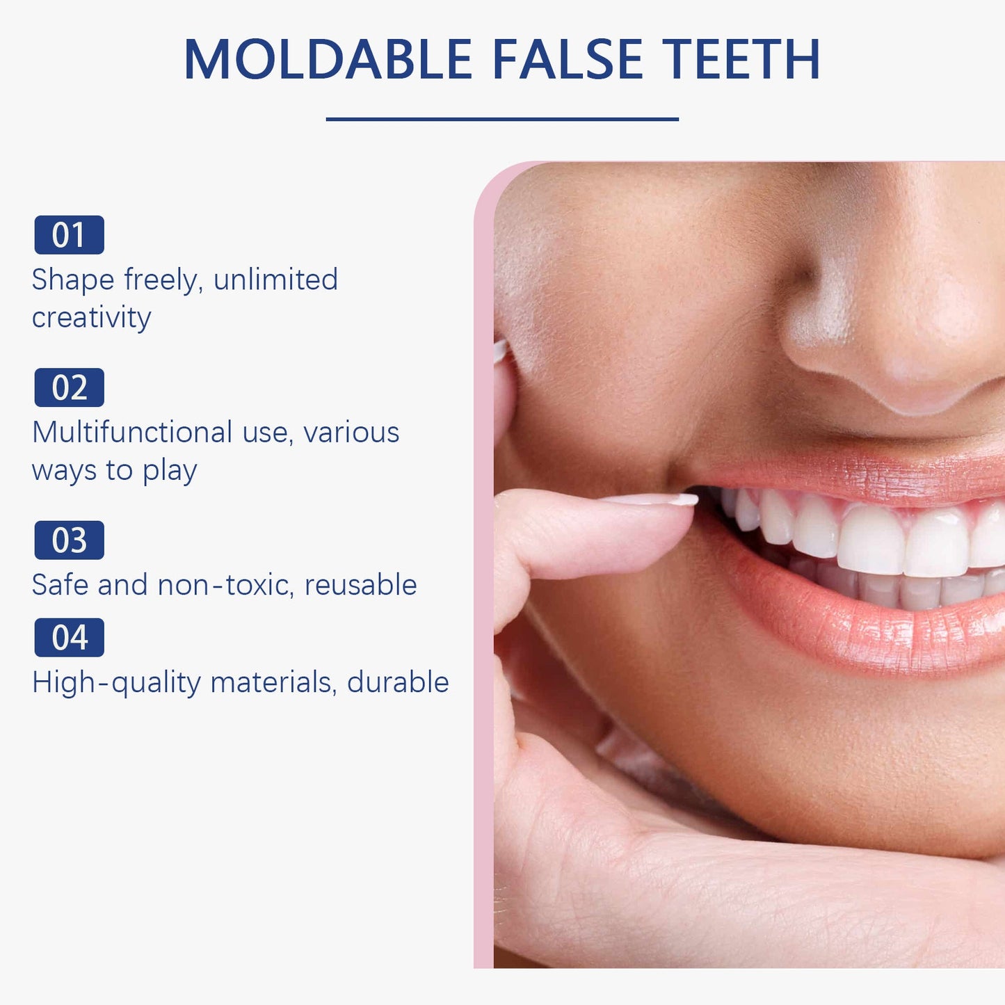Solid Dental Glue, Temporary Dental Fillings For Modified Teeth And Dentures For Dentures