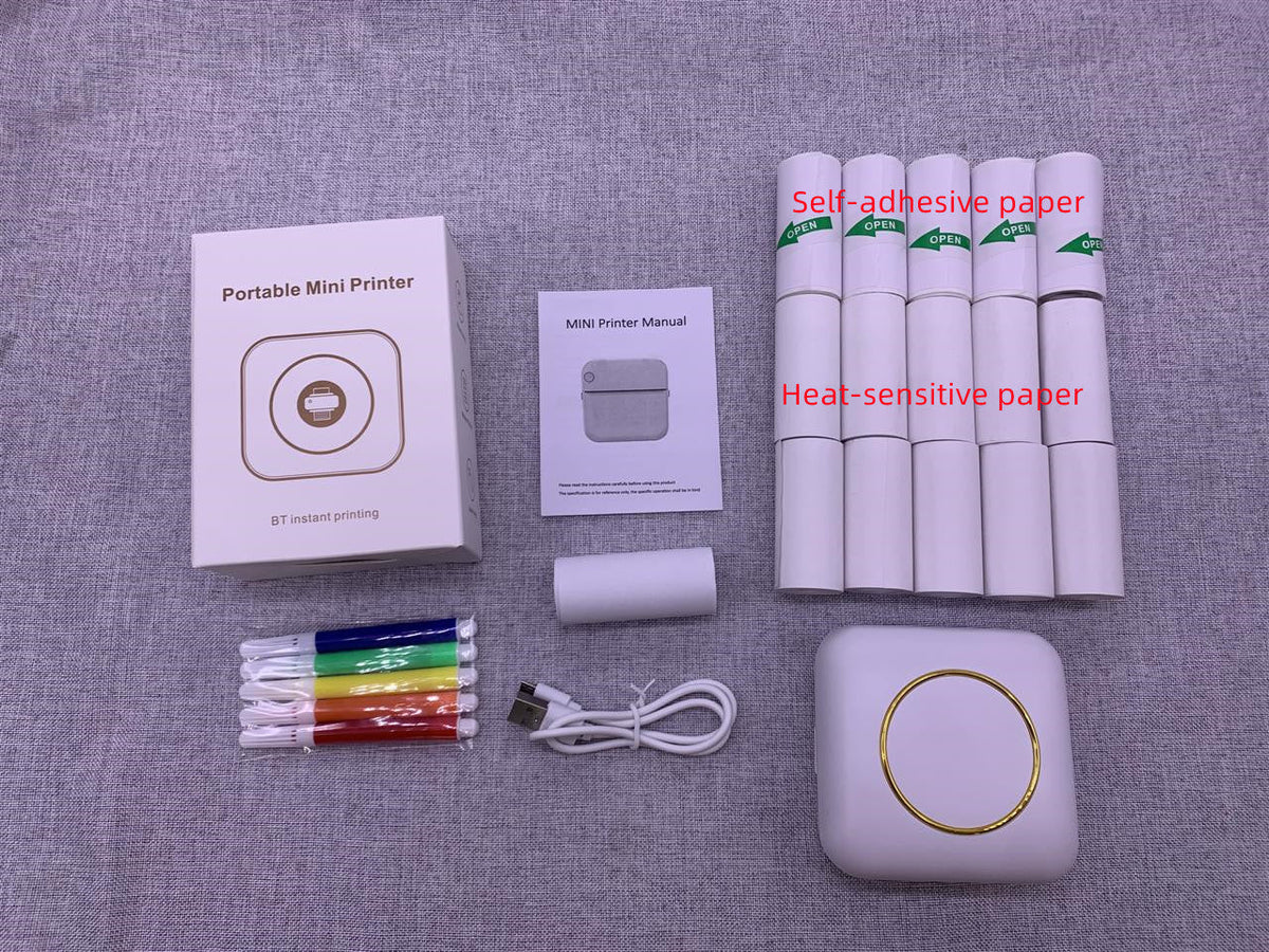 Mini Bluetooth Thermal Label Printer
