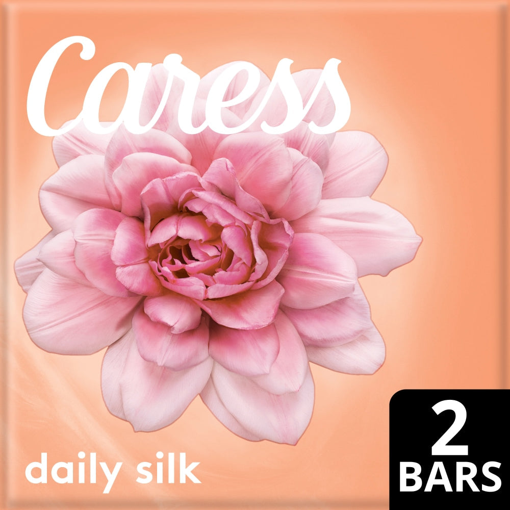 Caress Daily Silk White Peach & Silky Orange Blossom Beauty Bar Soap
