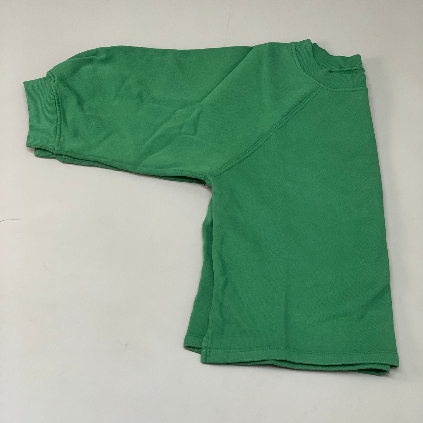 ETICA Fleur Raglan Sweat Top W/ Pintuck Sleeve Juniper Size Medium EW174412