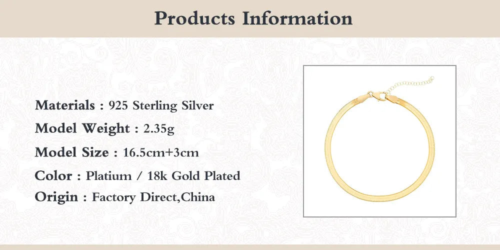 Style Loft Collection Platinum or Gold Herringbone Bracelet