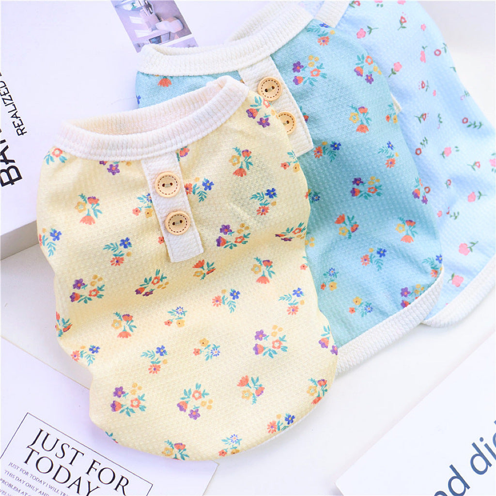 Pet Dog Summer Four-legged Homewear Pajamas